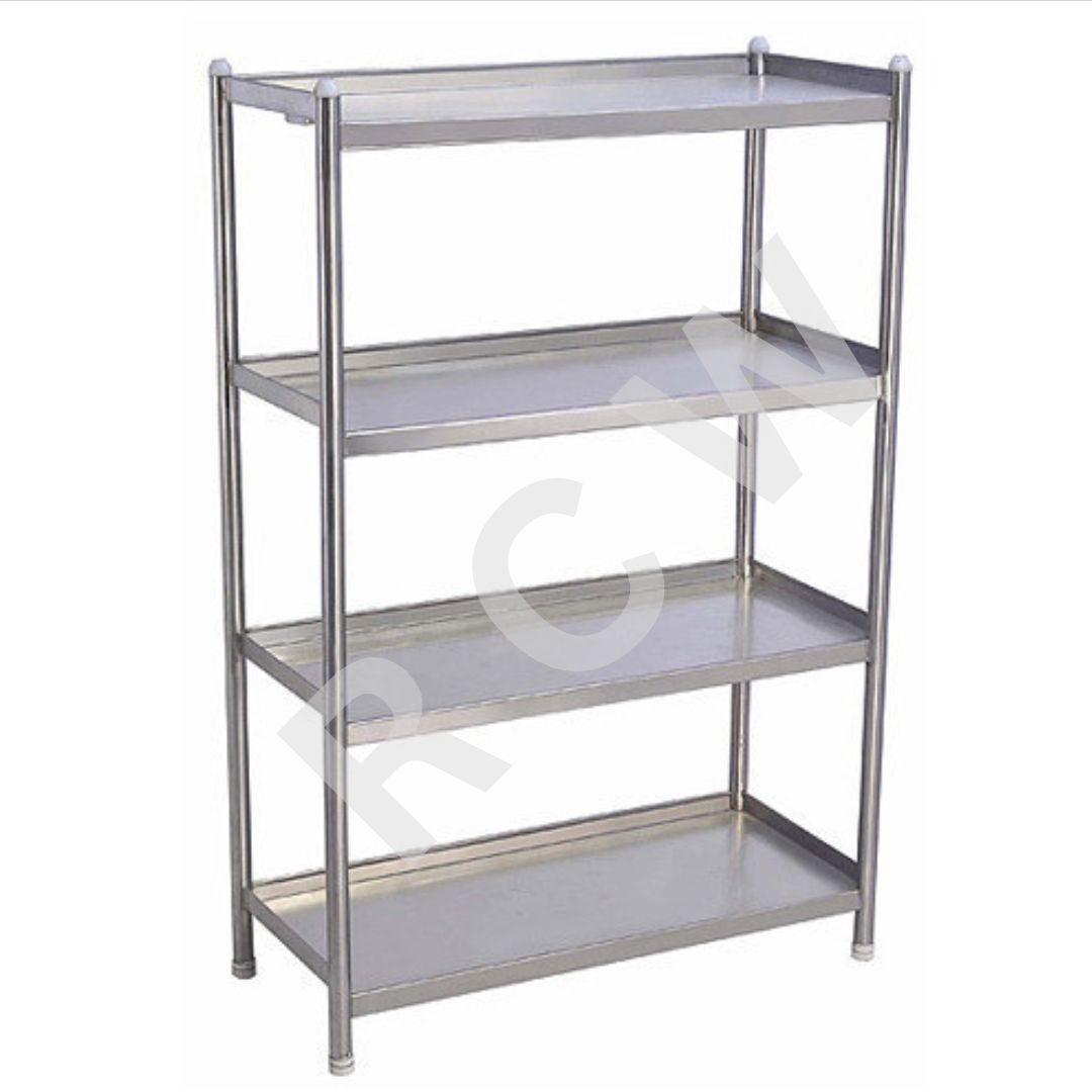 Used Second Hand Stainless Steel Rack - Color: Silver