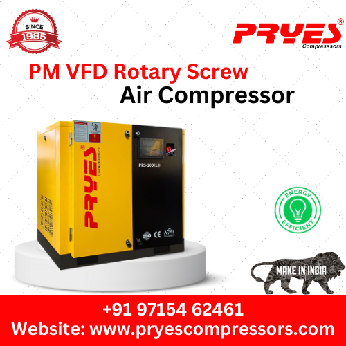 Prspmv 15d Pm Vfd Screw Air Compressor - Color: Yellow