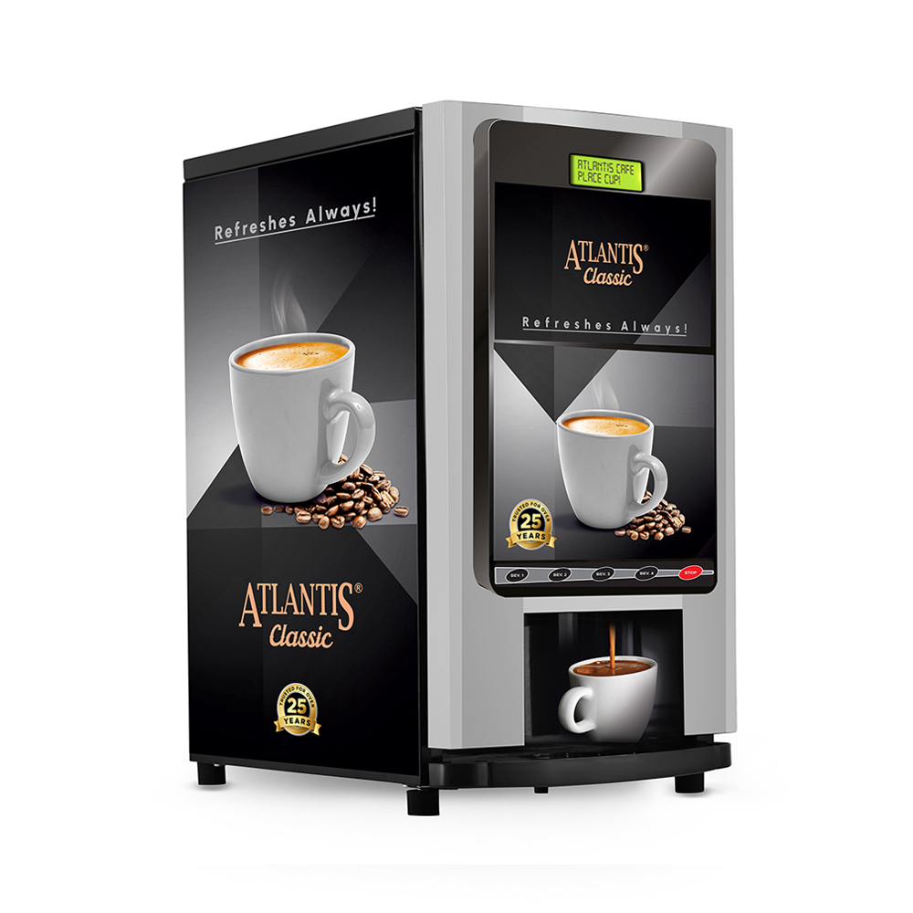 Atlantis Classic 4 Lane Tea And Coffee Vending Machine Power: 2000 Watt (W)