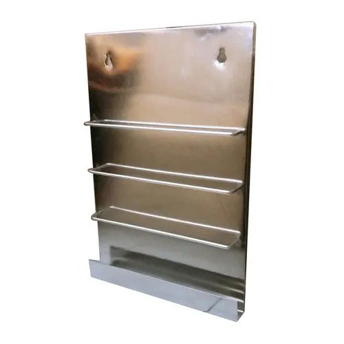 Stainless Steel SOP Stand - High Performance Design | Silver Finish, Warranty Included