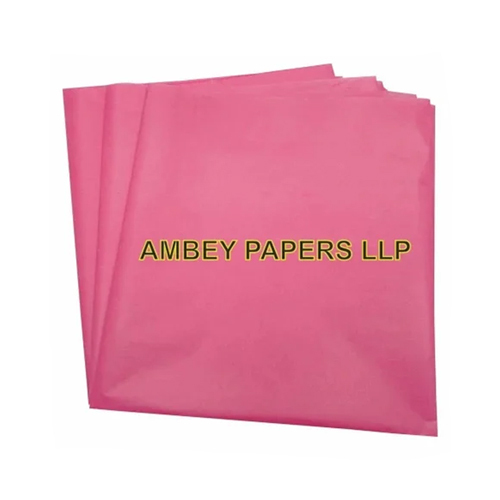 Garment Wrapping Paper - Virgin Material, Various Sizes Available, Lovely Pink Color, Customizable Thickness Options