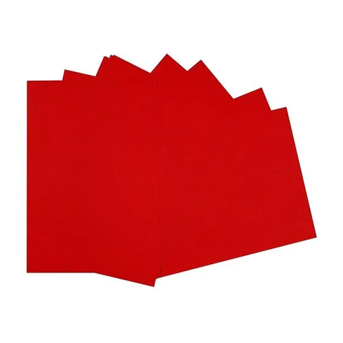 MF Red Colour Kite Paper - Rectangular Shape, Available in Various Sizes & Thicknesses | Bold Red Color for Eye-Catching Kite Designs