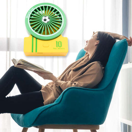 Portable Mini Desk Fan Table Fan With 3 Modes Personal Desk Fan (17705))