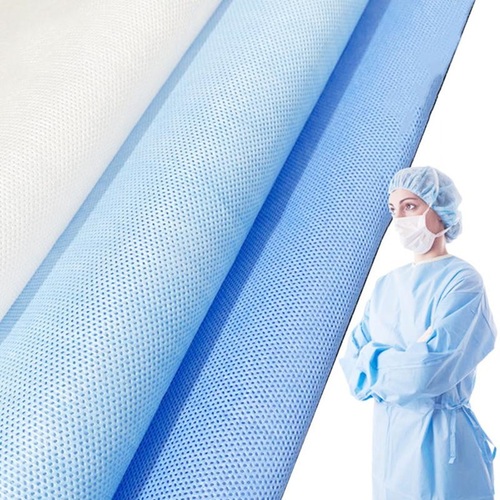 Non Woven Fabric For Medical Use - Polypropylene (PP), Customizable Length, Soft Texture, Available in All Colors, 6-300 GSM Weight, Spun Bonded Style