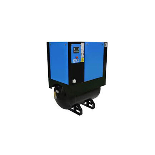 15Hp Kirloskar Tank Mounted Screw Type Air Compressor - Lubrication Type: Lubricated