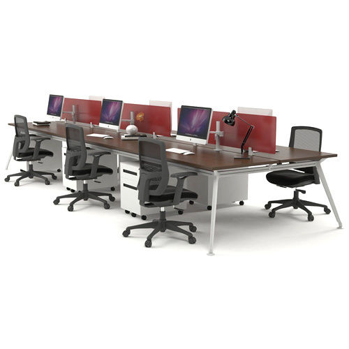 लिनियर ओपन ऑफिस वर्क स्टेशन के विभिन्न विकल्प उपलब्ध हैं