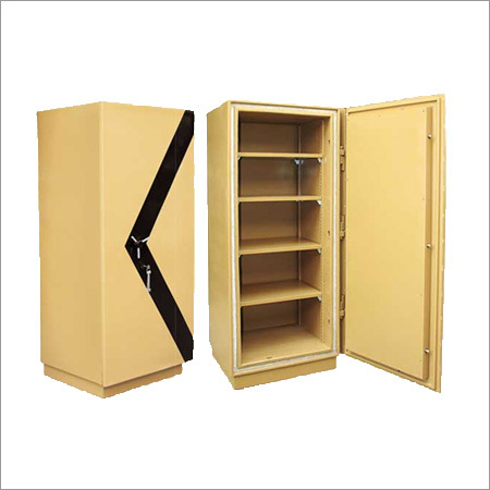 Fire Protection Cabinet - Mild Steel, Standard Size, Light Yellow | Sturdy Double Walled Design, Eco-Friendly, Fire Resistant, Large Storage Capacity, Multi Lever Dual Control Lock