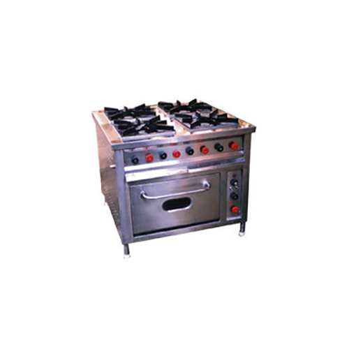Four Burner Range With Oven By Trimurti Steel