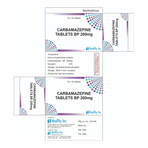 कार्बामाज़ेपीन टैबलेट 200mg