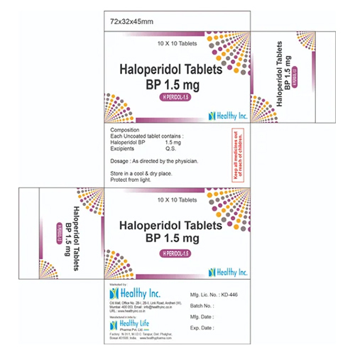 हलोपेरिडोल टैबलेट 1.5mg