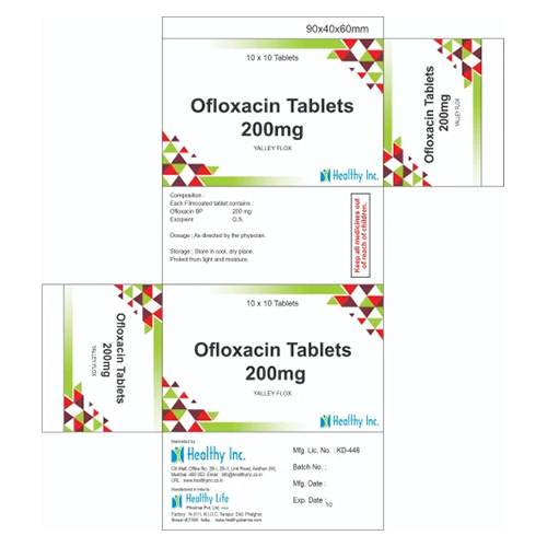 200mg ओफ्लॉक्सासिन टैबलेट्स