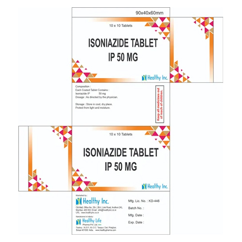 50mg आइसोनियाज़िड टैबलेट्स