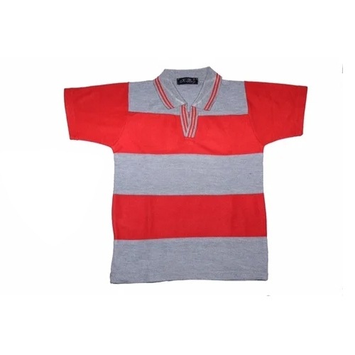 School Plain Polo T-Shirt - Cotton Blend, Kids Size, Unisex - Washable Fabric, Customized Logo for Personalized Style