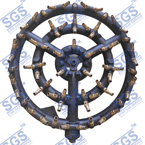 पीतल के नोज़ल कास्ट आयरन गैस जेट बर्नर