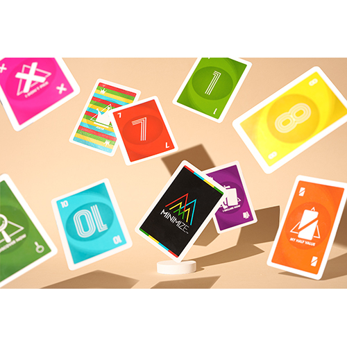 Minimize Cards - Paper, Standard Dimensions, Customizable Colors | Durable & Portable Deck For Everyday Gaming, Perfect For Travel