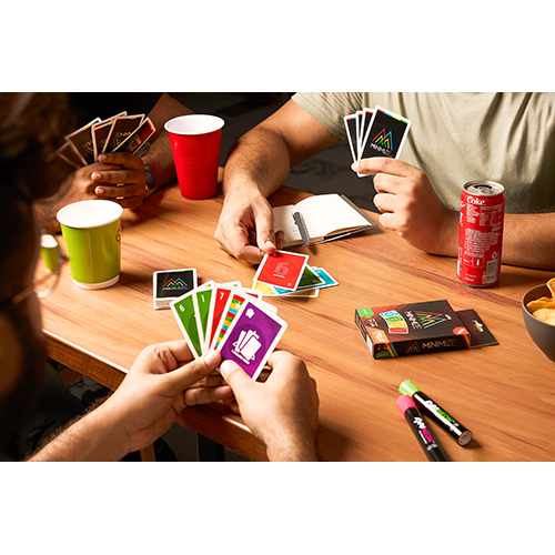 Minimize Cards - Paper, Standard Dimensions, Customizable Colors | Durable & Portable Deck For Everyday Gaming, Perfect For Travel
