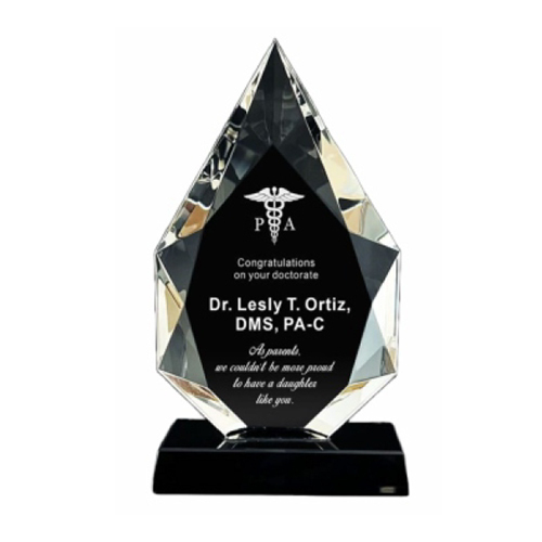 Cl 1112 Crystal Glass Trophy - Color: Various Colors