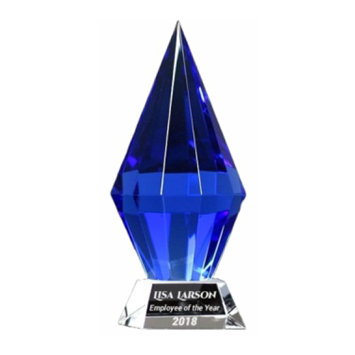Cl 1111 Crystal Glass Trophy - Color: Various Colors