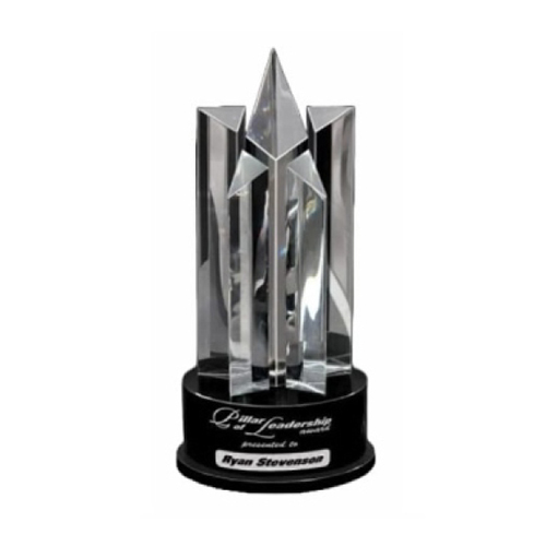 Cl 1123 Crystal Glass Trophy - Color: Various Colors