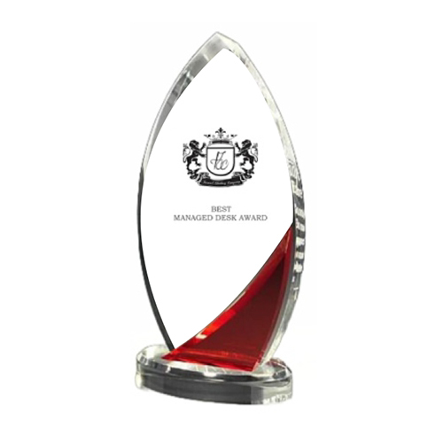 Cl 1118 Crystal Glass Trophy - Color: Various Colors