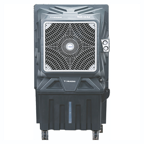 Industrial Air Cooler - Plastic Material, Floor Standing Design | Manual Cleaning, AC Power Supply, Commercial Use, Warranty Included