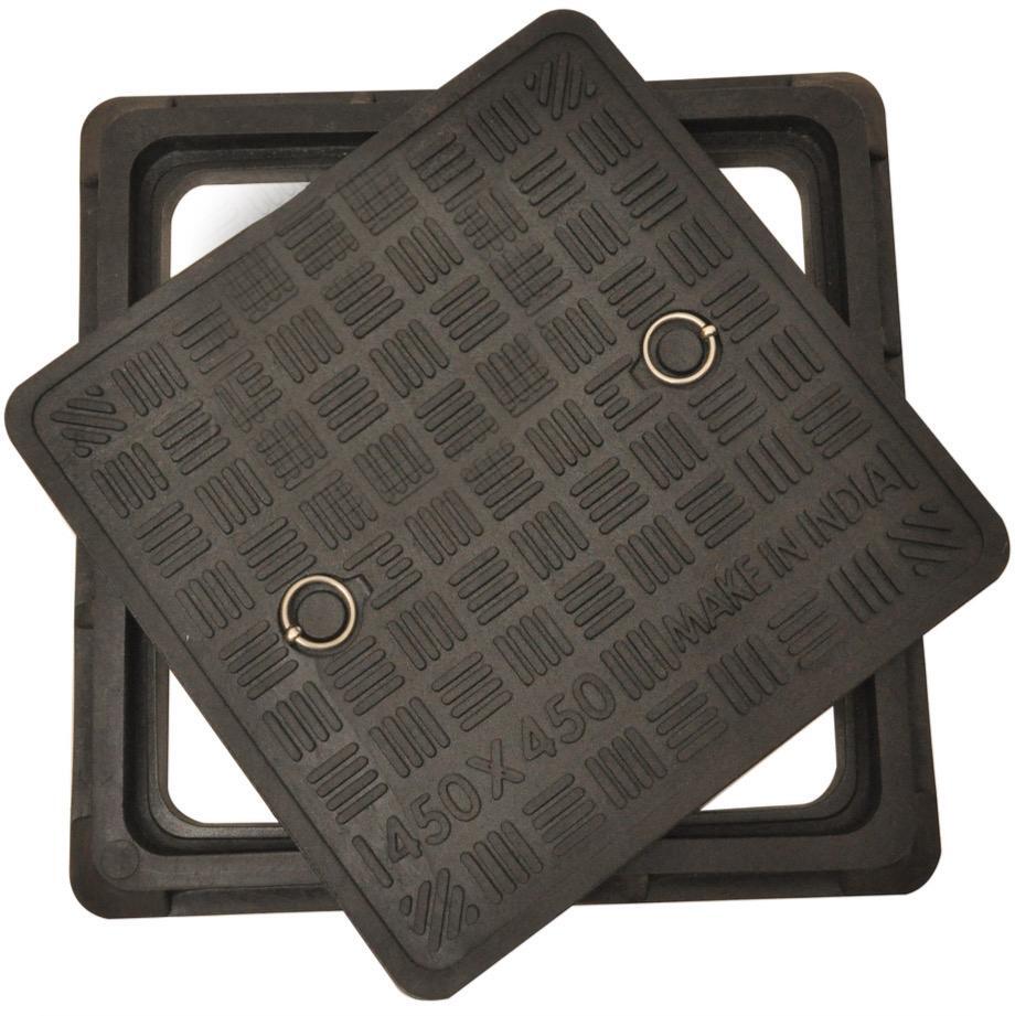 Ldpe Manhole Cover - 100% Virgin Ldpe, 10"x10" To 30"x30" Sizes, Multi-color Options | 8-ton Load Capacity, Uv Protected, Insect-proof, Airtight