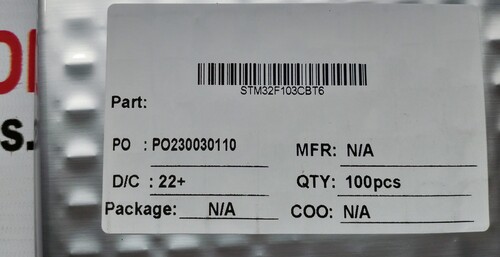 Stm32f103cbt6 Arm माइक्रोकंट्रोलर