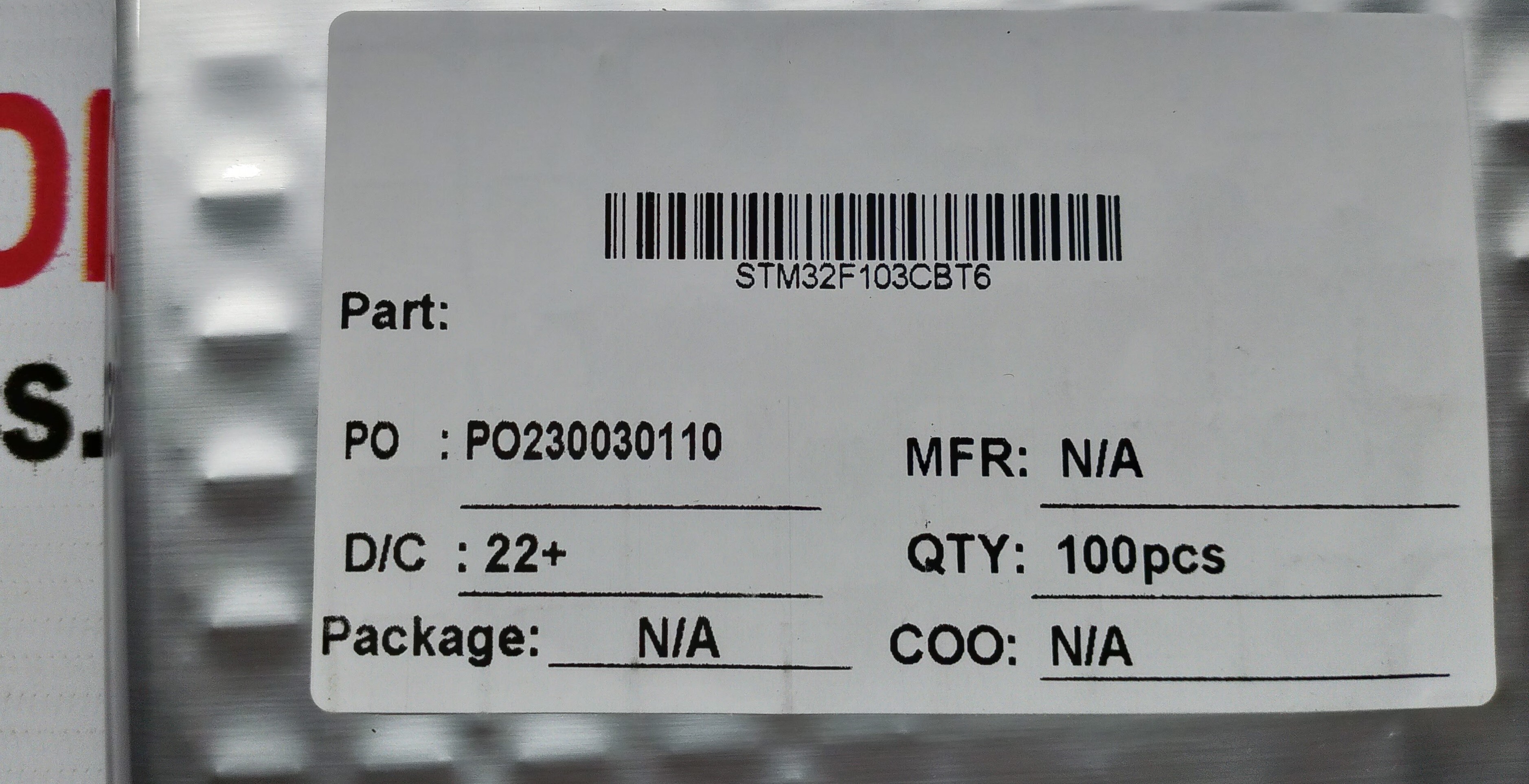 Stm32f103cbt6 Arm माइक्रोकंट्रोलर