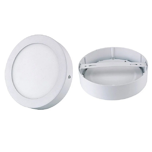 Lumonaire Round Surface Panel Light Body Material: Aluminum