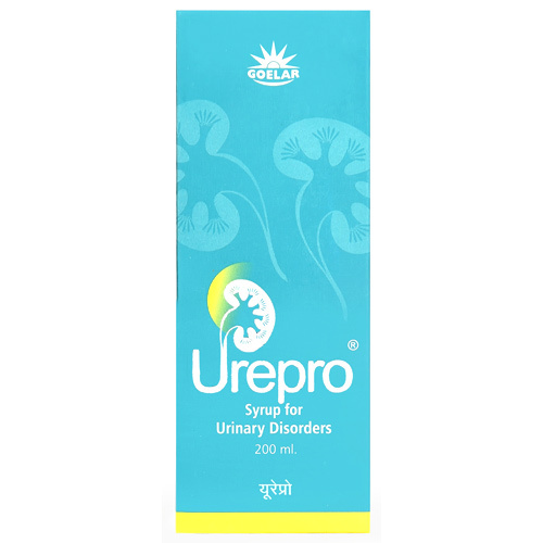 Urepro Syrup - 200ml Liquid Formula | Effective Litholytic Kidney Stone Relief, Urinary Alkalinizer, And General Medicine For Uti Symptoms