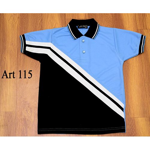 Uniform T-Shirt - Cotton, Unisex, Kids Size | Attractive Design, Shrink Resistance, Perfect Stitching, Custom Logo