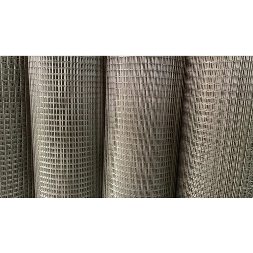 Galvanized Steel Wire Mesh - High-Quality Galvanized Steel, <12 Gauge (2.68 mm), Silver Color, Crimped Wire Mesh for Industrial Applications