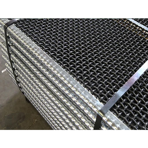 Double Crimped Wire Mesh - Galvanized Steel Wire, Silver Color | Durable Crimped Mesh, Corrosion & Rust Resistant, Versatile for Fencing & Screening