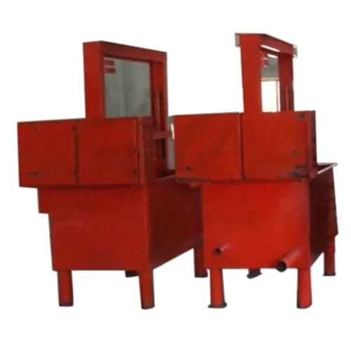 Semi Automatic Pulp Moulding Machine - Color: Red