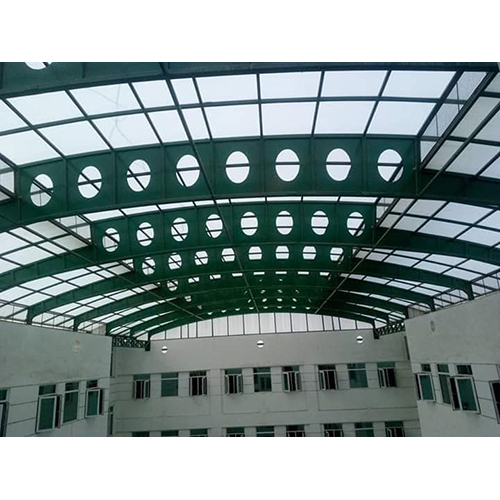 Pre Engineered Steel Structure - Pu Panel, Steel Roof, Concrete Floor, Available In Different Colors & Featuring Sliding Windows