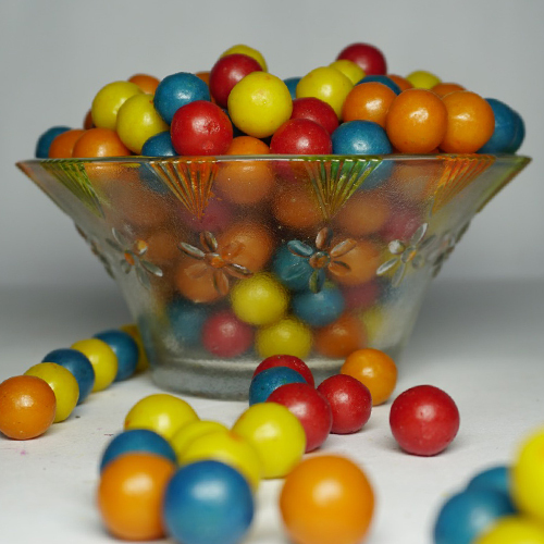 Different Available Flavour Colour Balls