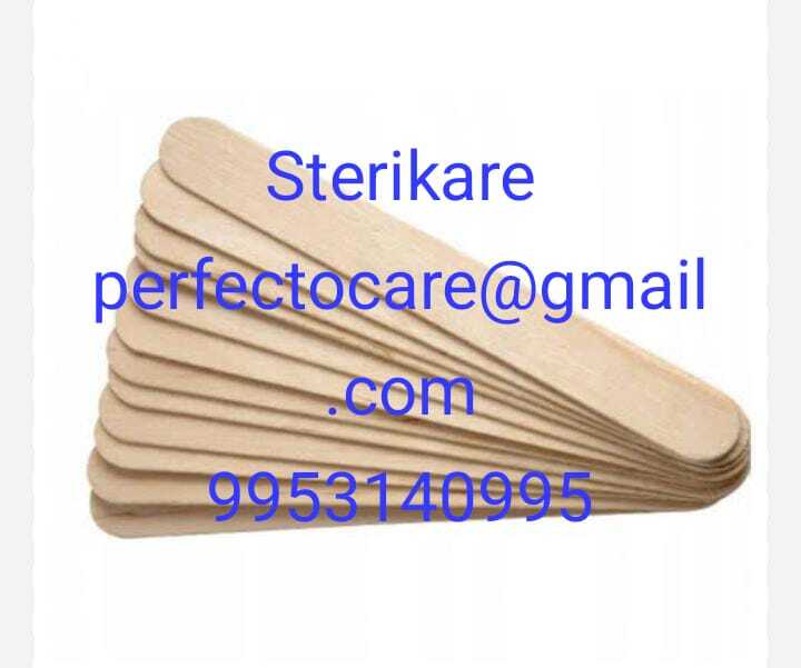 Tongue Depressor - Wooden Material, 15x1.9 Cm Dimensions, Wood Color - Suitable For All Body Types, Usage As Per Doctor's Instructions