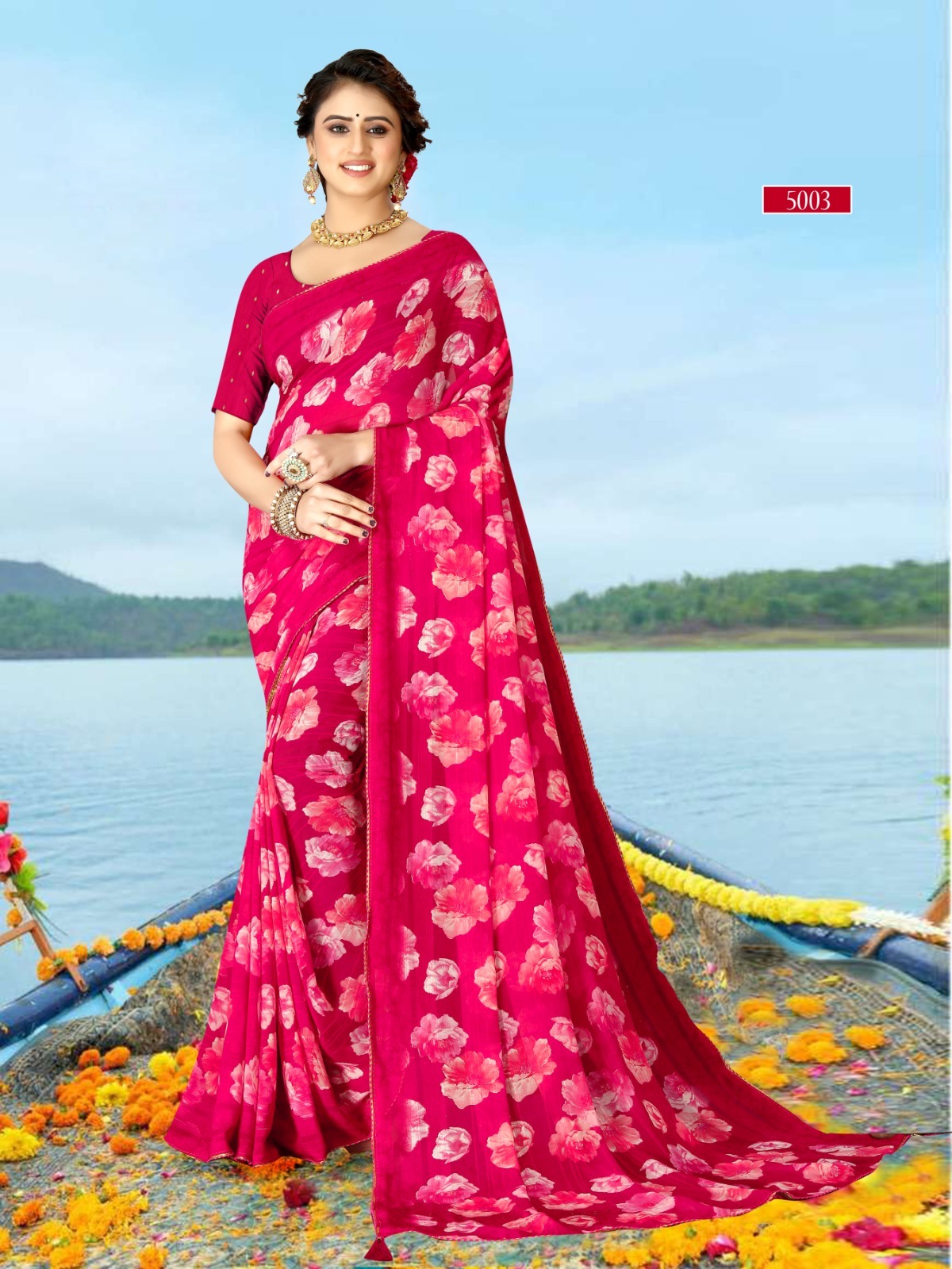 Print Saree