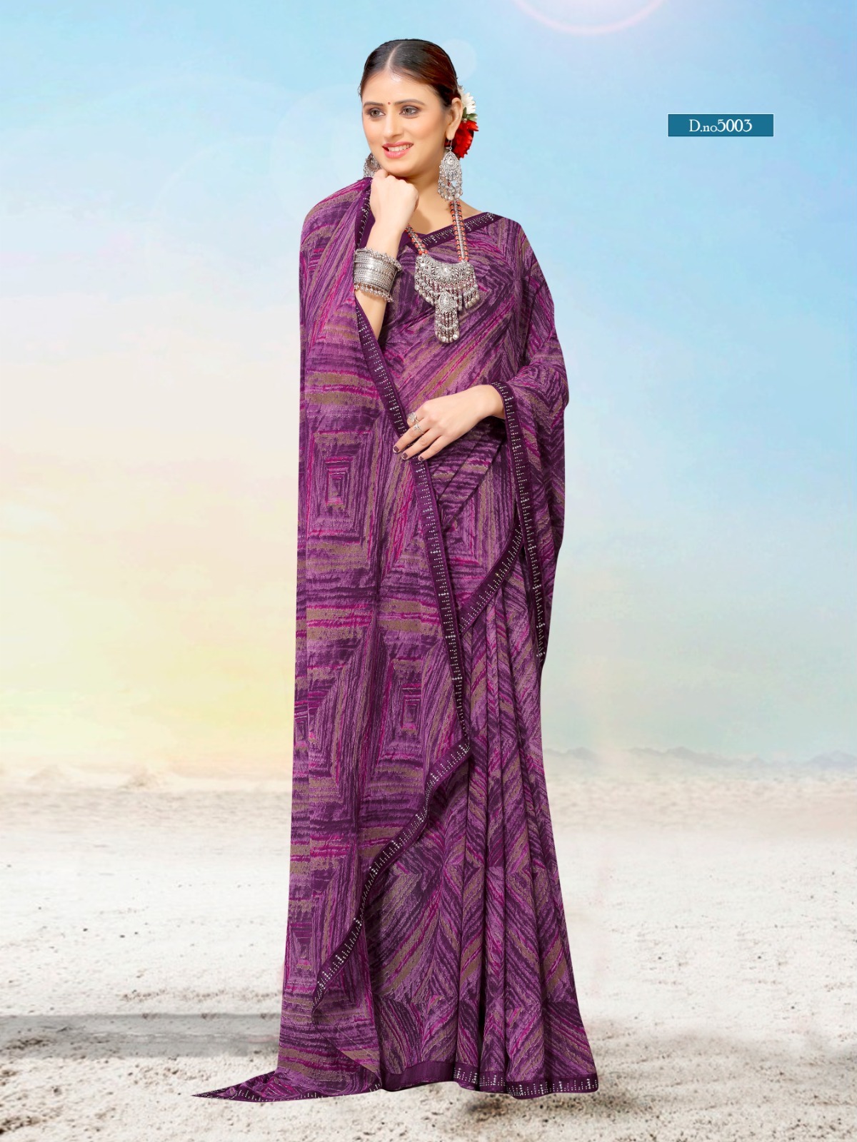 Print Saree
