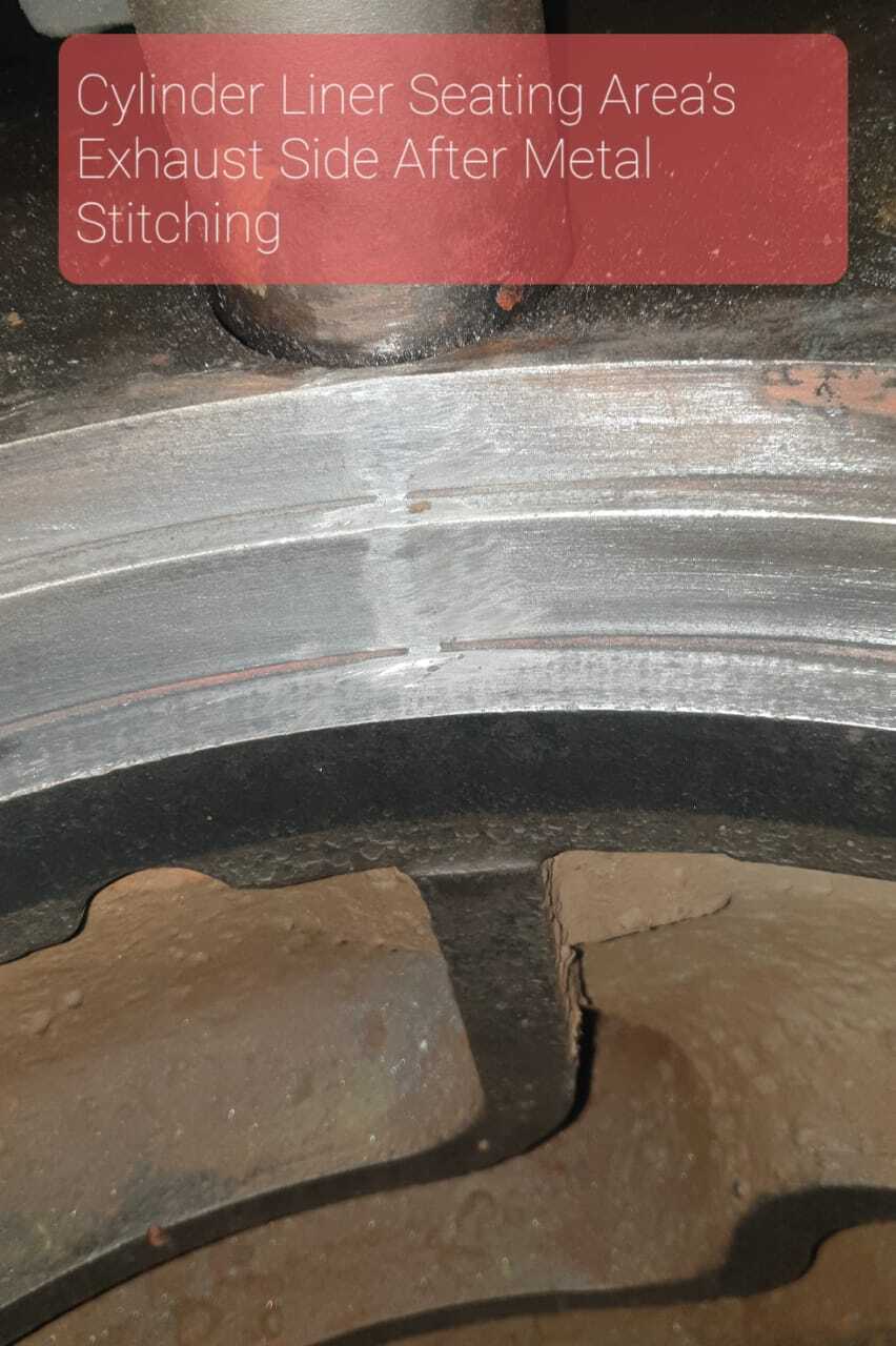 Crack Repair Of Aluminium Bronze And Cast Iron Component By Metal Lock And Metal Stitching