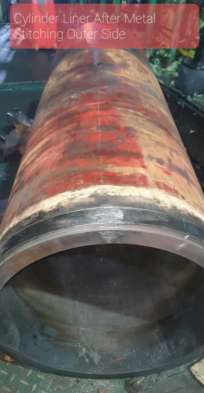 Crack Repair Of Aluminium Bronze And Cast Iron Component By Metal Lock And Metal Stitching