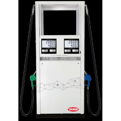 White Tokheim Vapour Recovery Fuel Dispensers