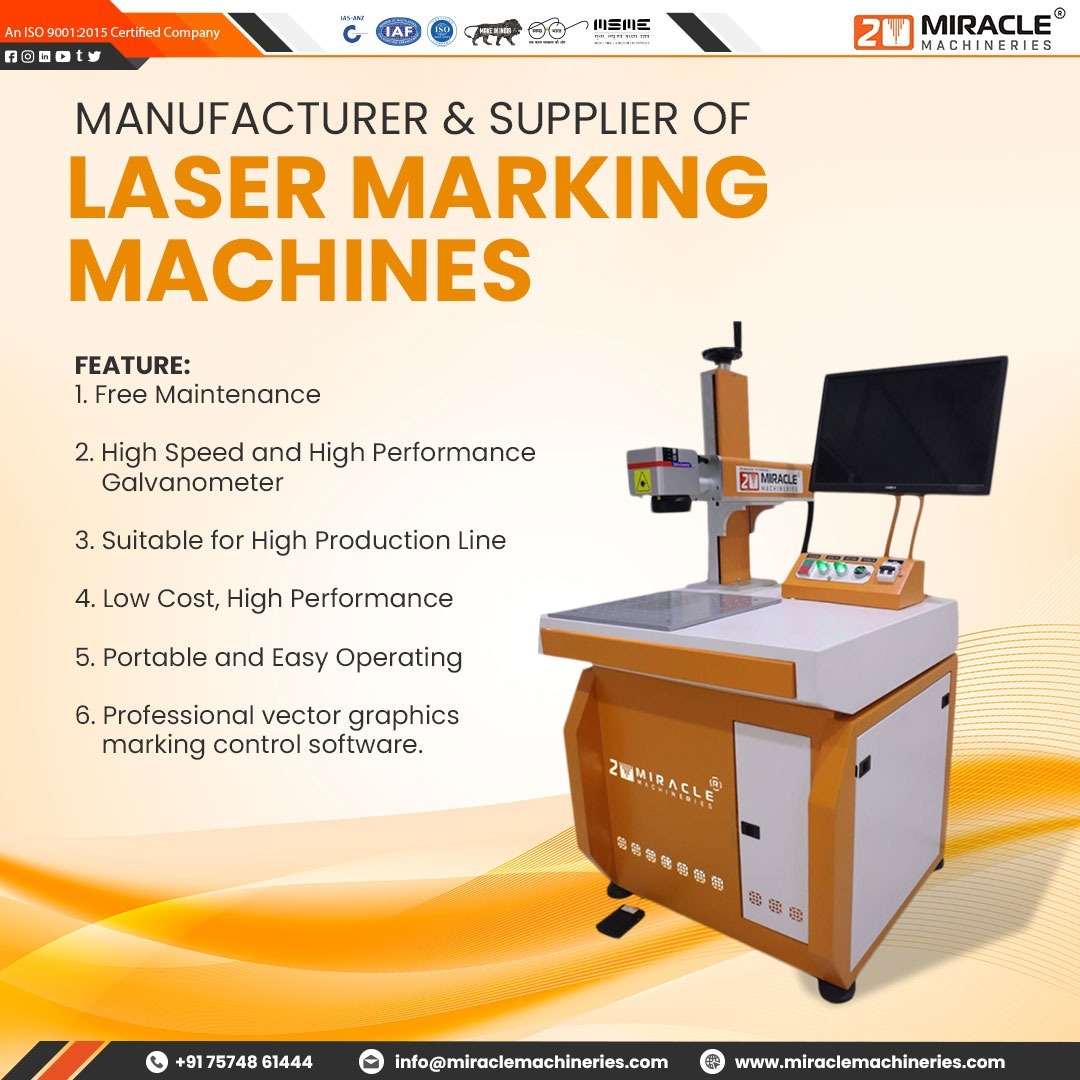Laser Marking Machine - Accuracy: 0.001 Mm Mm