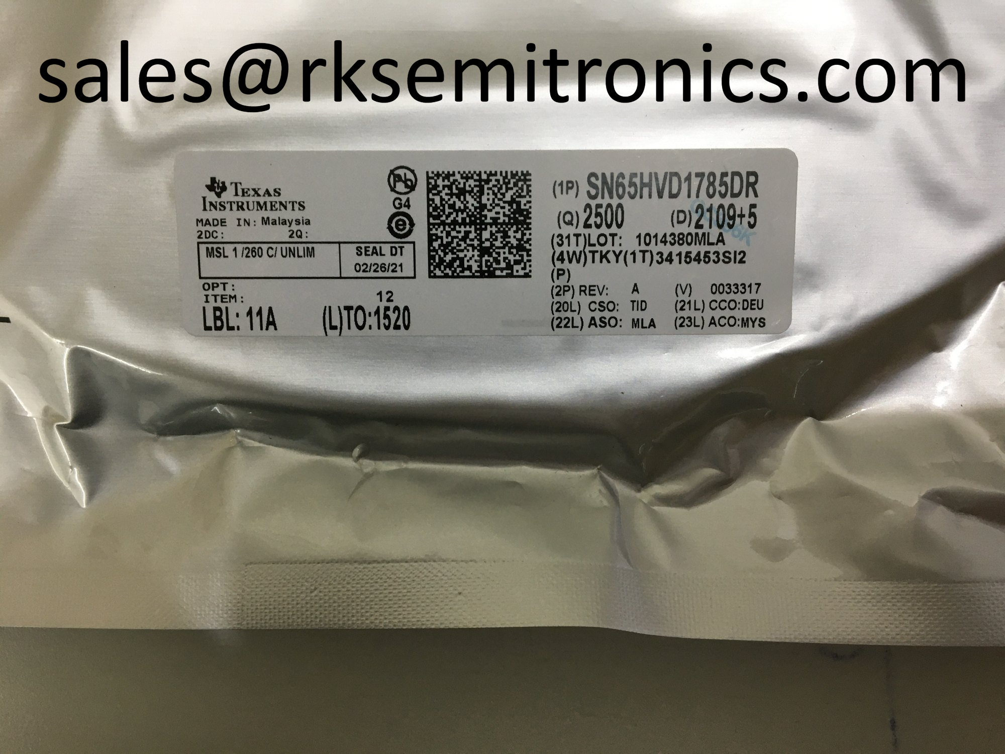 Sn65hvd1785dr Interface Ic