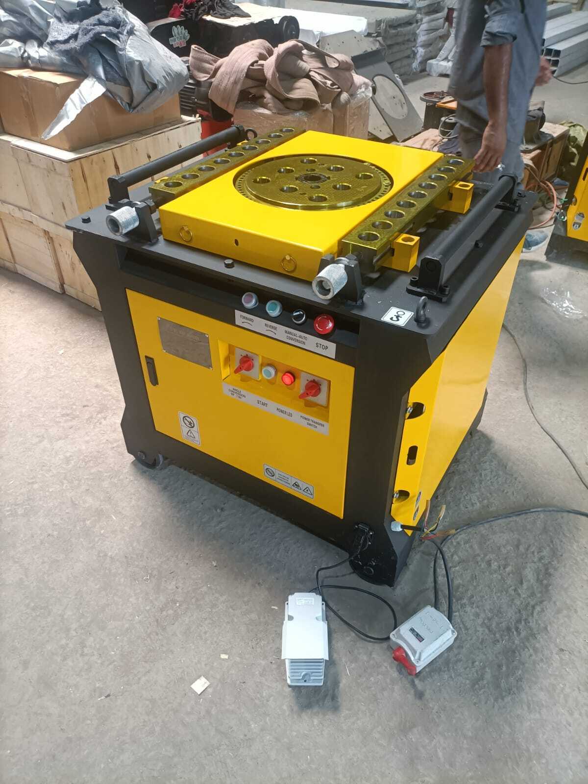 Rebar Bending Machine Gw52 - Diameter 6-42mm, 360mm Plate | 4kw Motor Power, 10-20rpm Bending Speed, 430kg Weight, Manual Control