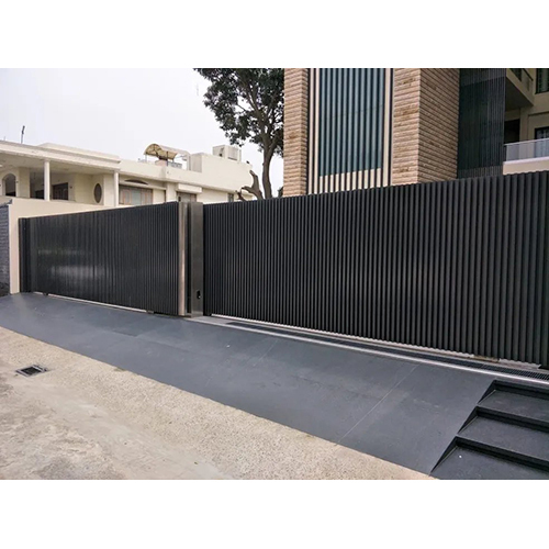 Sliding Main Gates - Aluminum Alloy, Galvanized Surface Treatment | Rodent Proof, Hand-made, Durable And Elegant Design