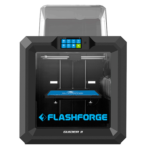 Flashforge Guider Ii 3d Printer - Abs Body, Metal Frame, 250*300*280mm | Large Build Volume, Single Extruder, Wifi & Usb Connectivity, 5" Touchscreen