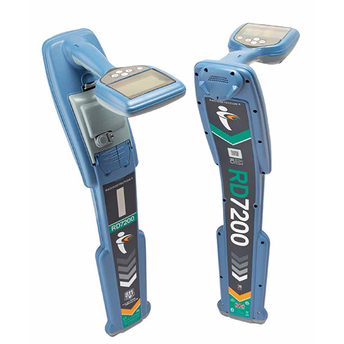 Rd7200 Pipe And Cable Locator - Plastic, Handheld Design | Digital Display, High Efficiency Signal Technology, Precise Underground Utility Detection