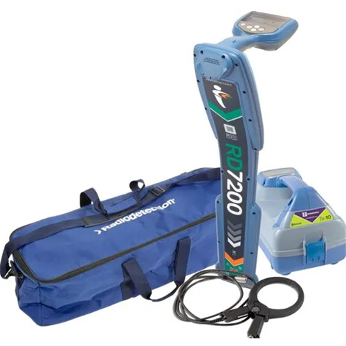 Rd7200 Pipe And Cable Locator - Plastic, Handheld Design | Digital Display, High Efficiency Signal Technology, Precise Underground Utility Detection