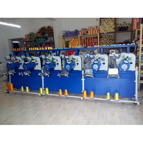 Blue Y Cone Automatic Winding Machine